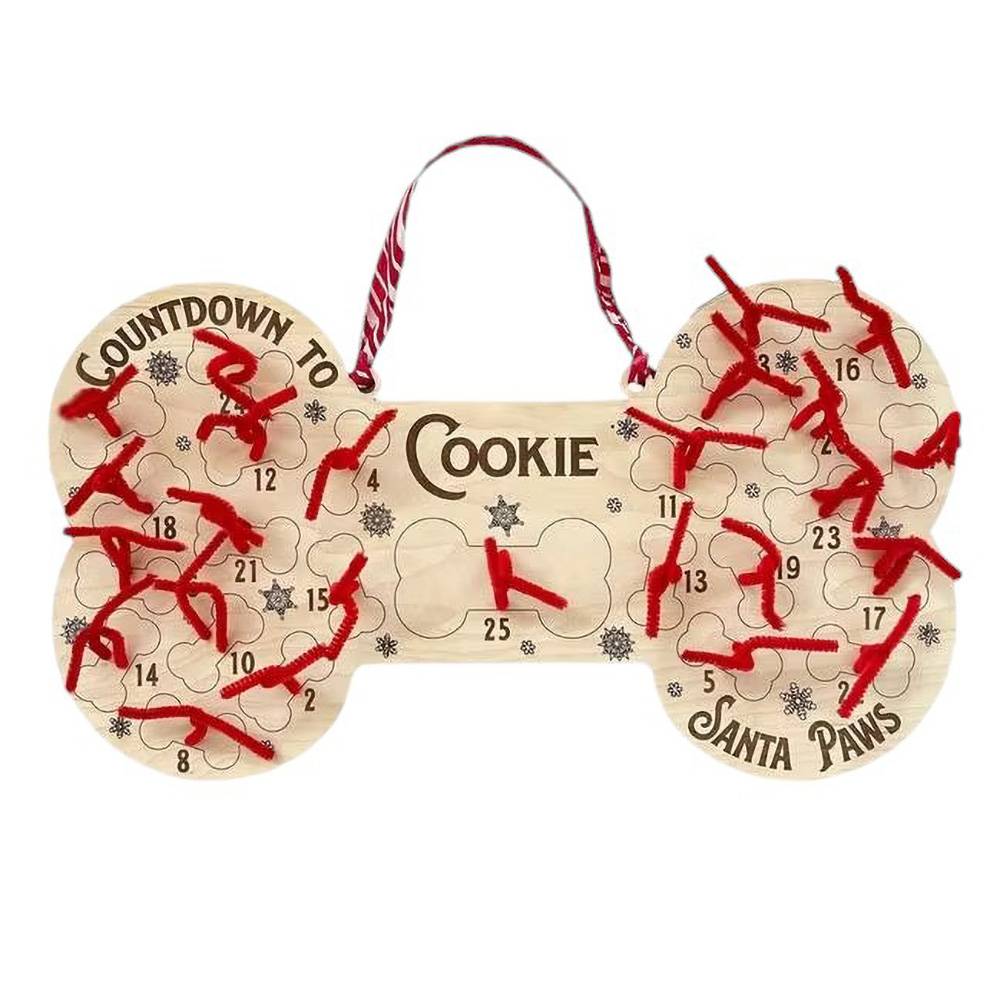 Dare Win Store - Calendrier de l'avent en bois pour chien