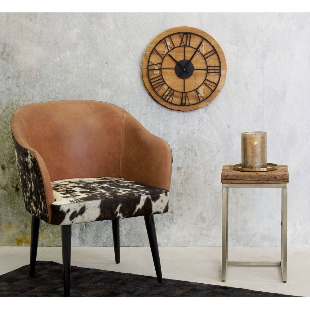 Aubry Gaspard - Horloge en bois recyclé et métal - Imagen 2