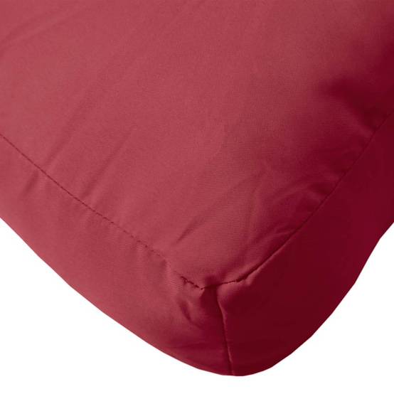 Coussin de Palette Carré Tissu Oxford Imperméable pour Banc et Canapé Rouge Bordeaux 60x60cm – ComfortXL Outdoor Living - Image 5