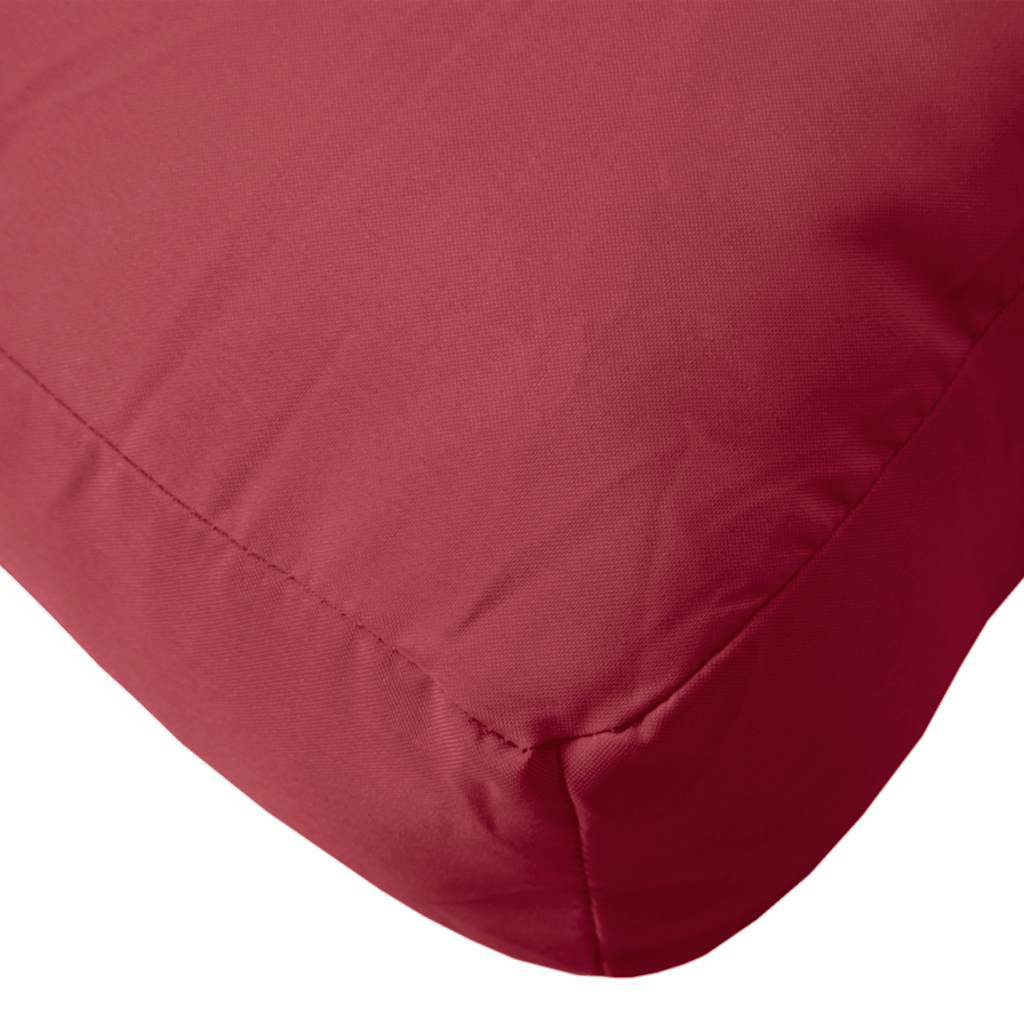 Coussin de Palette Carré Tissu Oxford Imperméable pour Banc et Canapé Rouge Bordeaux 60x60cm – ComfortXL Outdoor Living - Image 5
