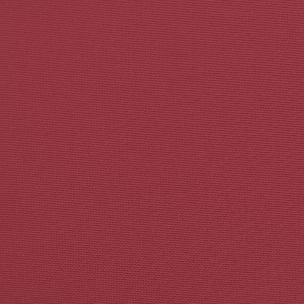 Coussin de Palette Carré Tissu Oxford Imperméable pour Banc et Canapé Rouge Bordeaux 60x60cm – ComfortXL Outdoor Living - Image 6