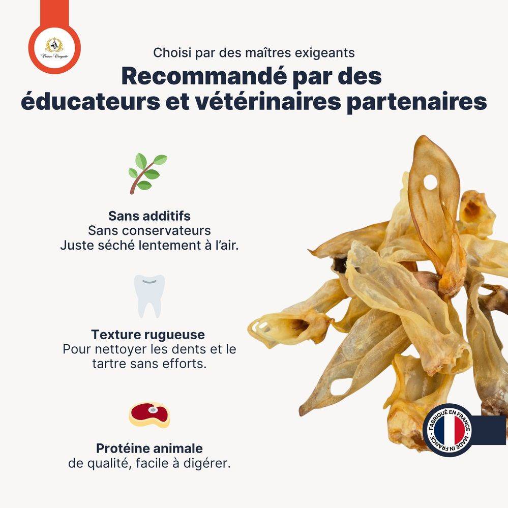 France Croquettes - France Croquettes Friandise pour chien Oreilles d'agneau - 250 g - Image 5