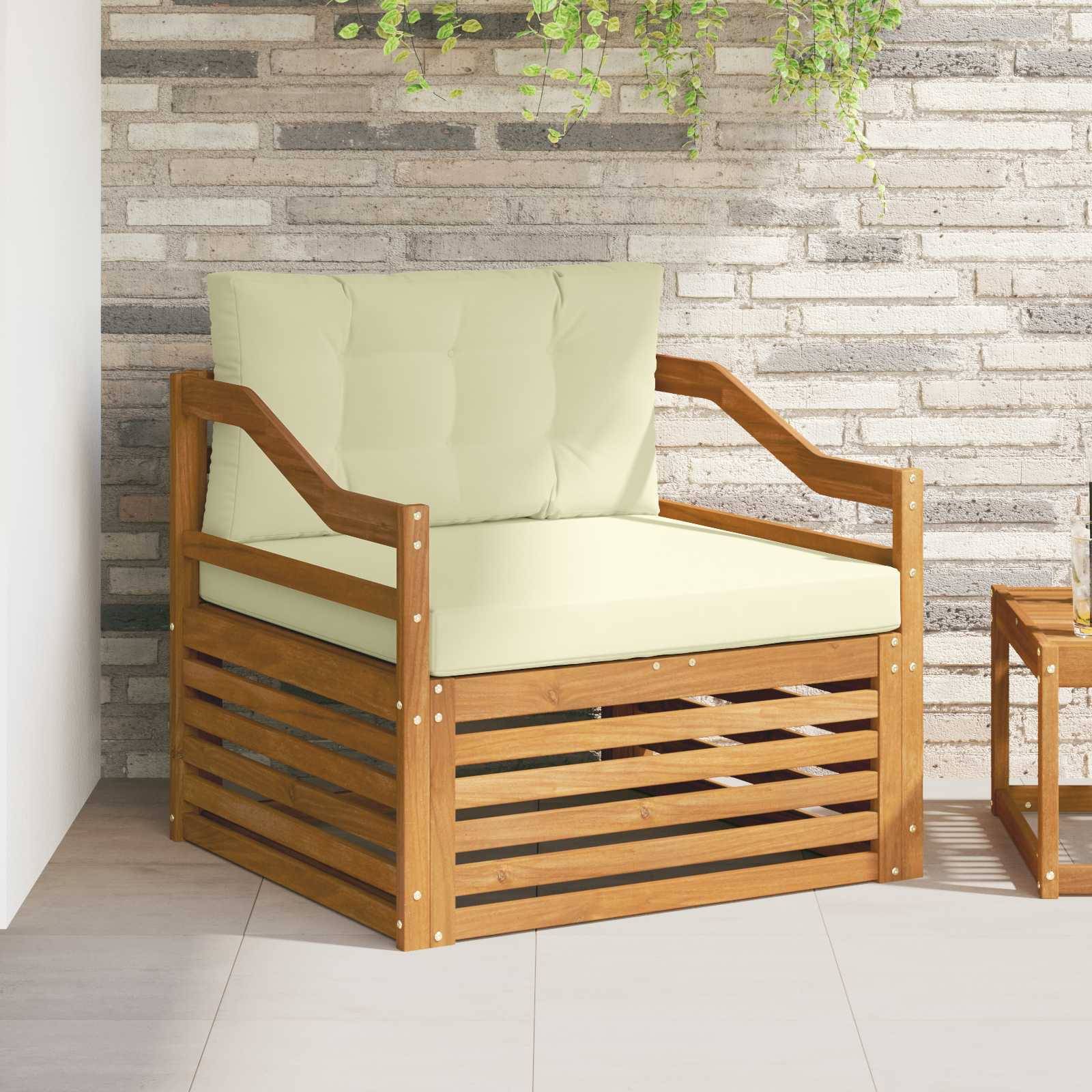 Ensemble de canapés d'extérieur 8 pcs naturel et beige