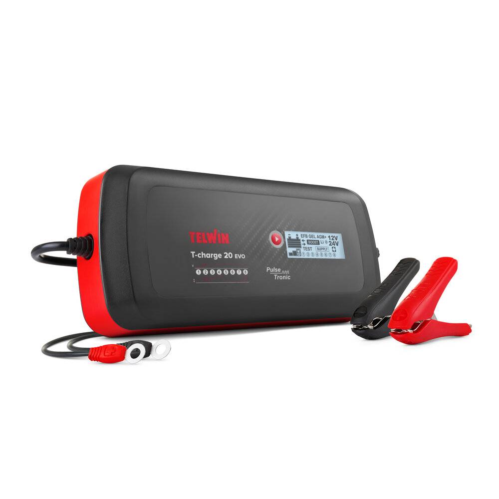 Chargeur de batterie T-Charge 20 EVO - 12V/24V - TELWIN - 807596 - Imagen 2