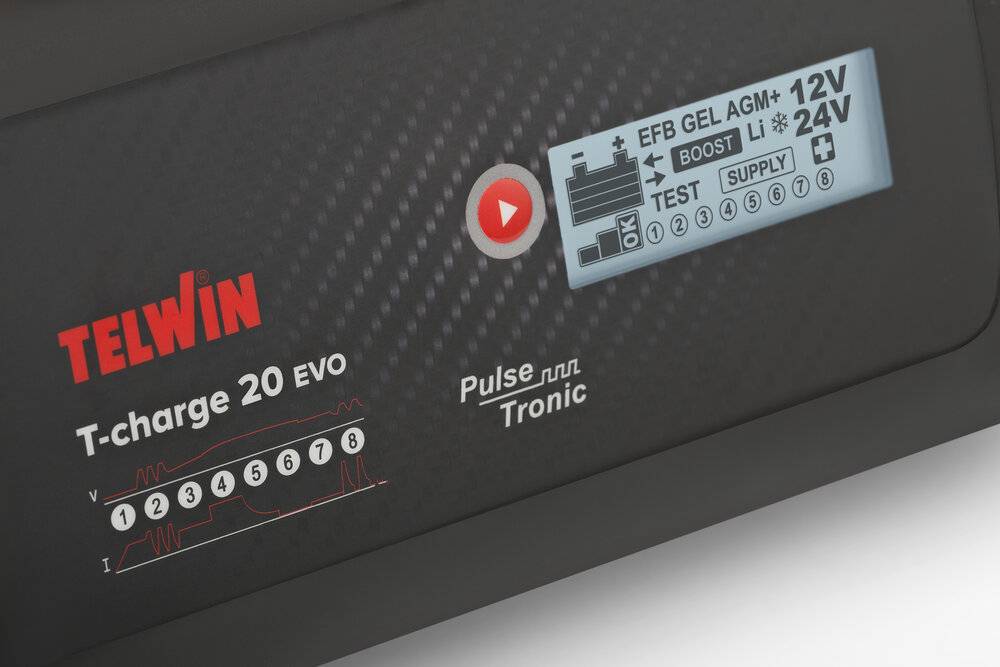 Chargeur de batterie T-Charge 20 EVO - 12V/24V - TELWIN - 807596 - Imagen 4