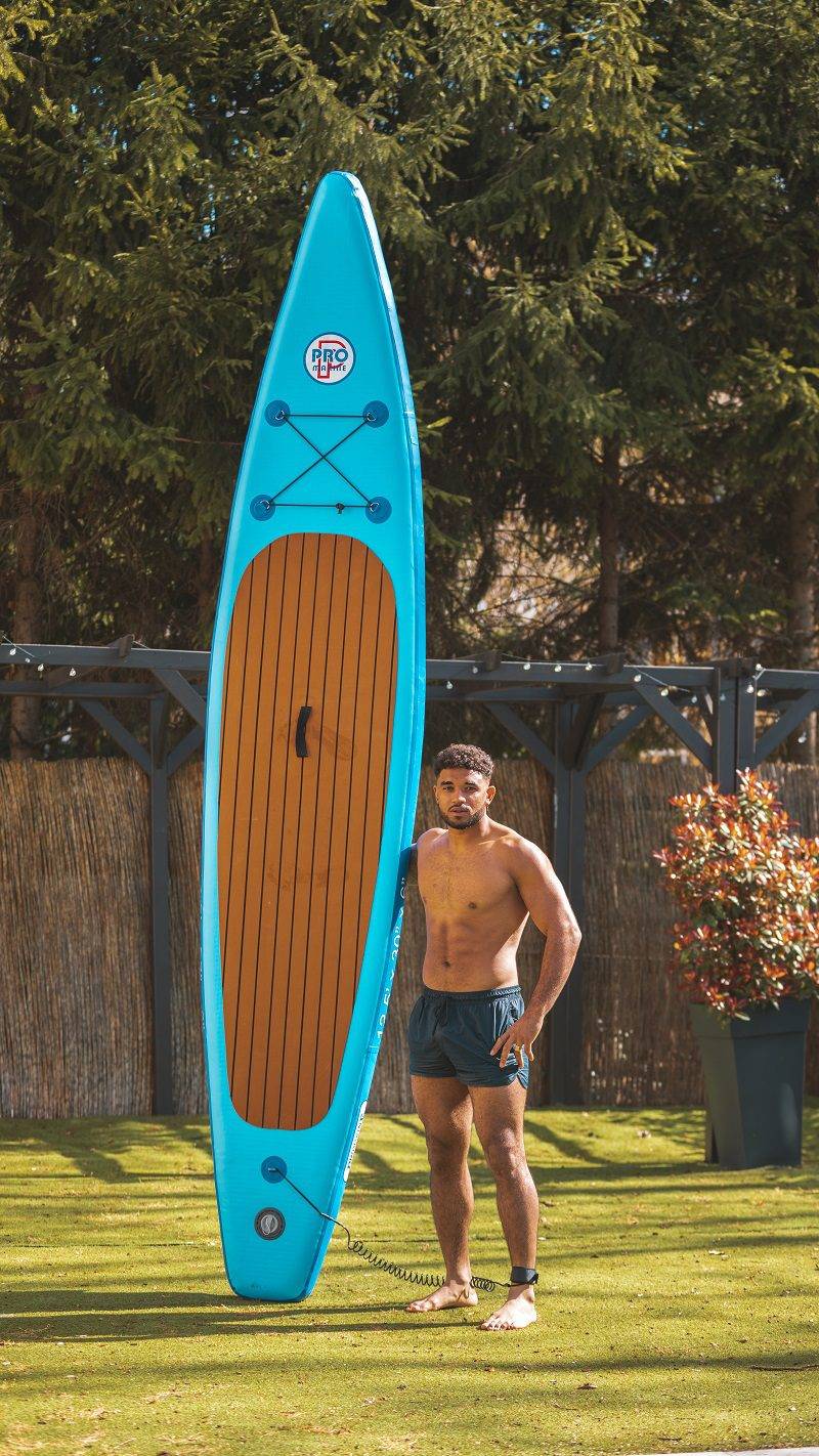 Paddle gonflable - En dropstitch - Avec sac de transport - Dimensions : 305 x 76 x 15 cm - Surftrip - Image 6