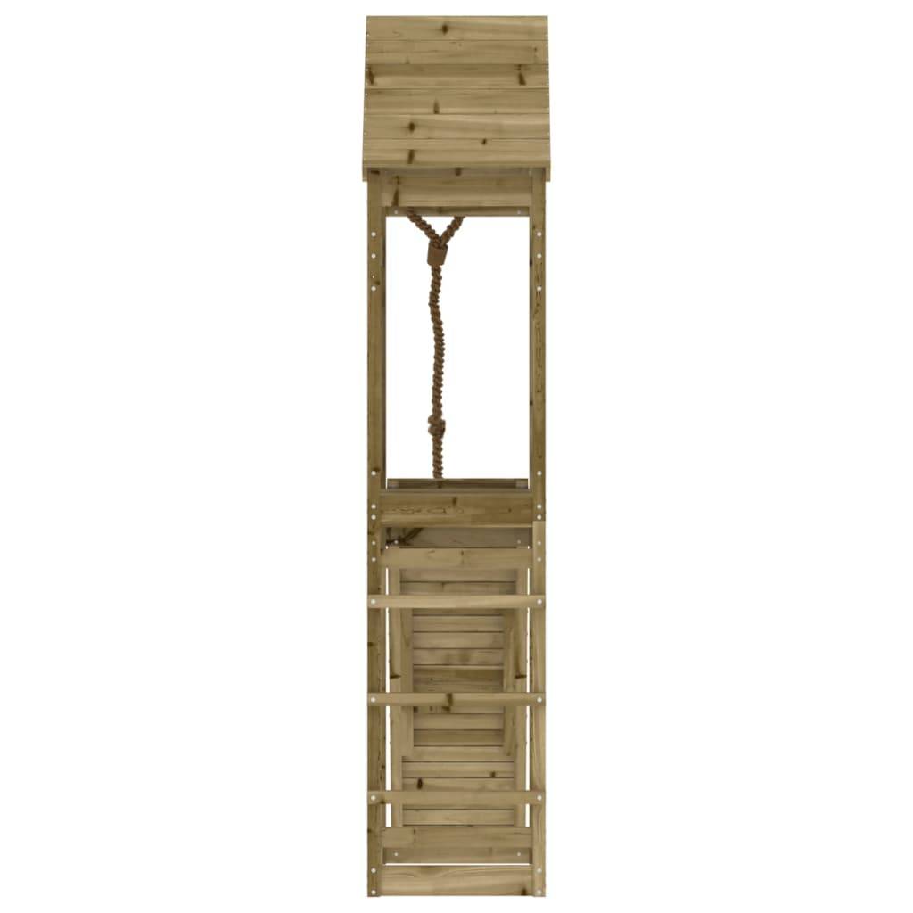 Helloshop26 - Maisonnette de jeu avec mur d'escalade 55 x 175 x 264 cm bois de pin imprégné - Imagen 4