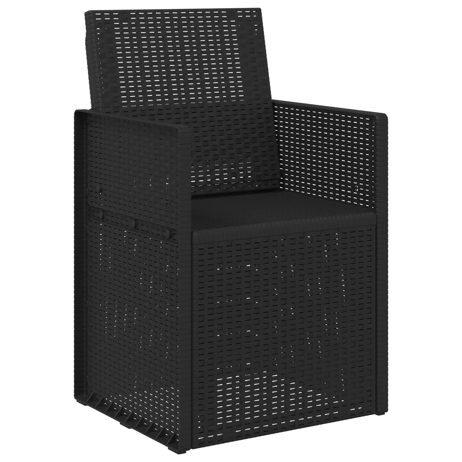 Chaises de jardin PP anthracite 53 x 47 x 88.5 cm - PANGIVO - Image 4