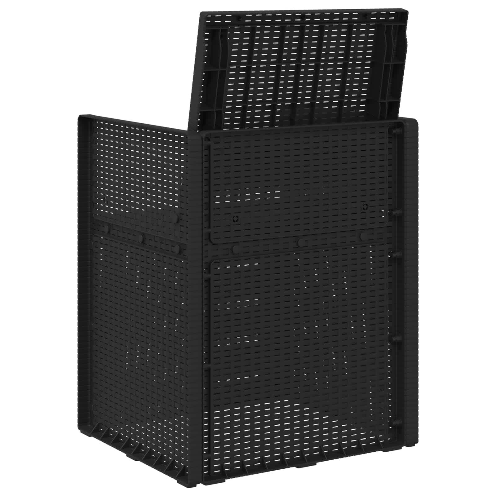 Chaises de jardin PP anthracite 53 x 47 x 88.5 cm - PANGIVO - Image 7
