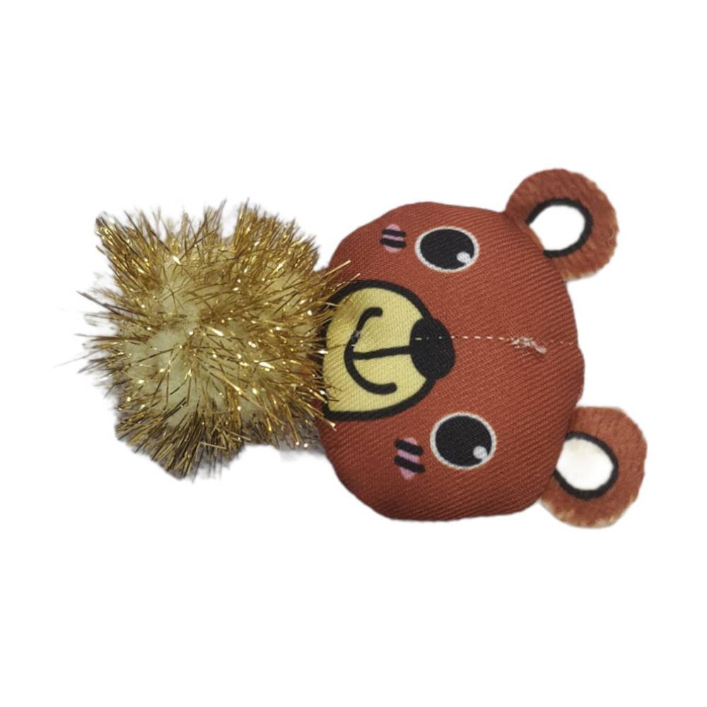 jeux chat Lovely ourson Taille 9 x 6 cm x 2.5 cm avec catnip - Imagen 4