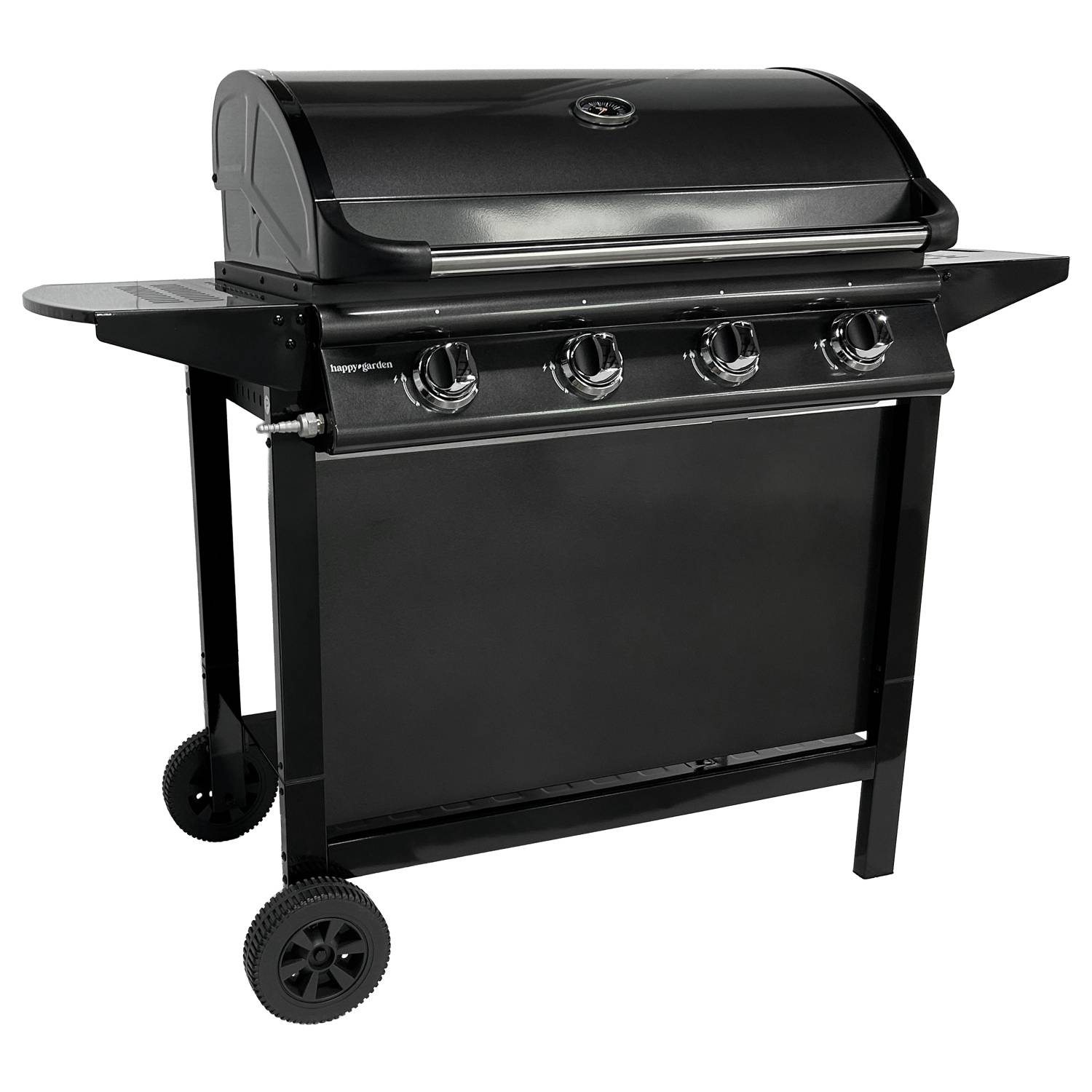Barbecue au gaz RENO - 4 brûleurs avec thermomètre 14kW - HAPPY GARDEN - Image 1