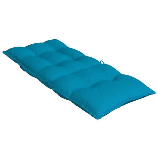 Coussins de chaise à dossier haut lot de 2 tissu Oxford bleu clair 120 x 50 x 7 cm - PANGIVO - Image 6