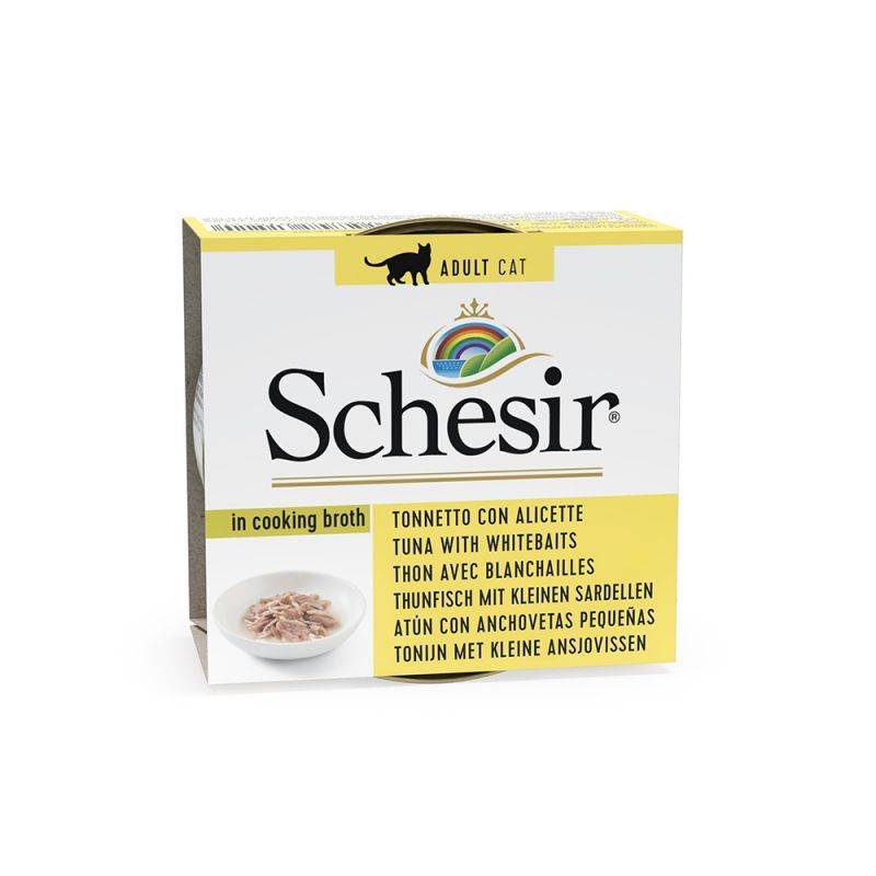 Schesir - Bouillon thon/blanchailles chat (boite 70g) - SCHESIR - Image 2