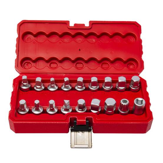 Coffret embouts de vidange carré 3/8" 18pcs - Image 4