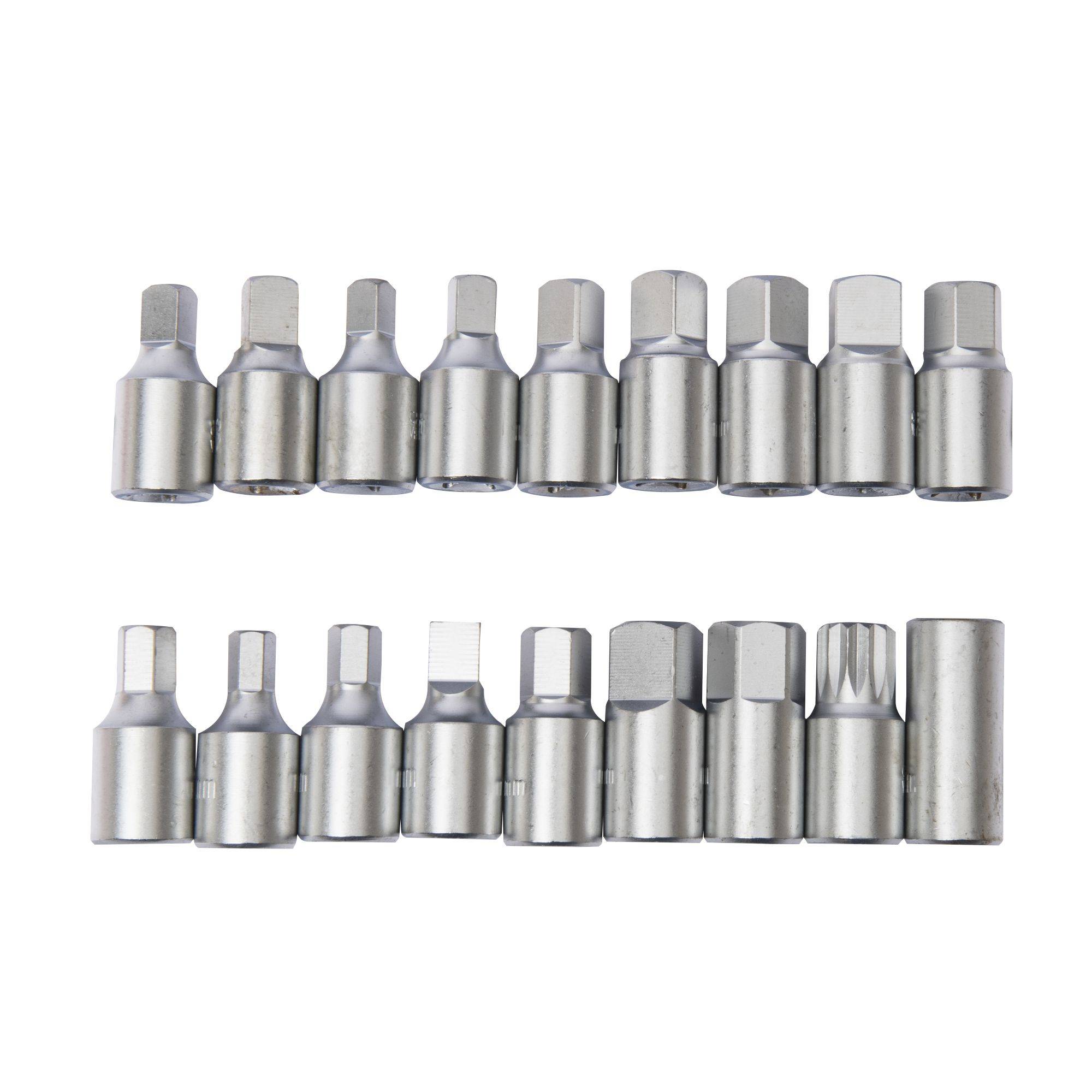 Coffret embouts de vidange carré 3/8"  18pcs - Image 2
