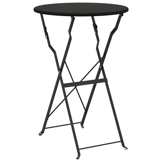Maison Chic - Table de jardin | Table bistrot Anthracite Ø 50 x 71 cm Acier revêtu de poudre - Image 1