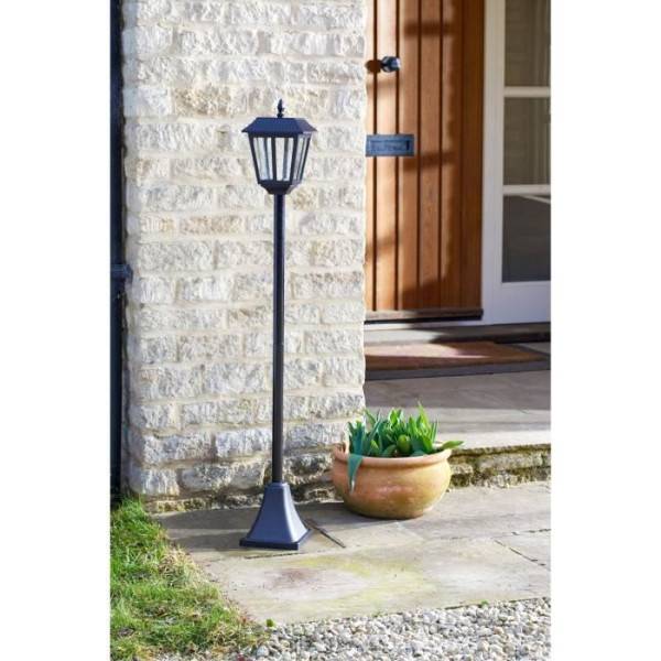 Smart Garden - Lampadaire solaire - SMART GARDEN - Metro - 20 lumens - Noir - 130 x 18 cm - Image 3