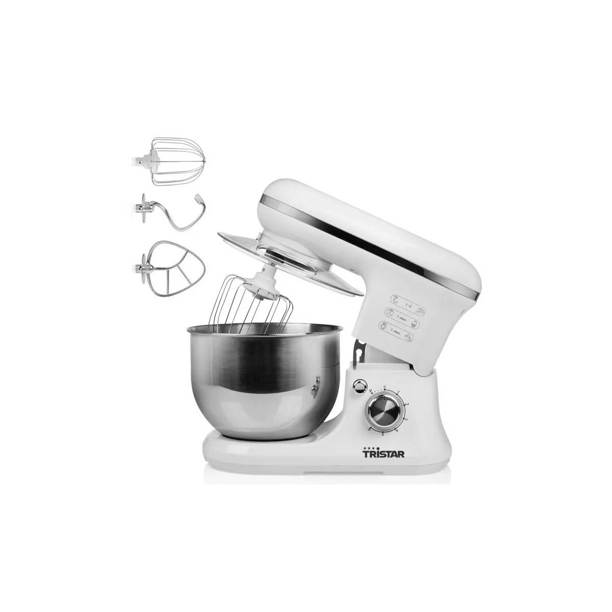 Robot multifonction 1200W Cuve 5 litres MX-4817 Blanc Accessoires TRISTAR - Imagen 1