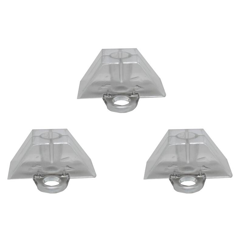 50 Cales de fixation pour plaque nervurée à onde GRECA - Coloris - Translucide