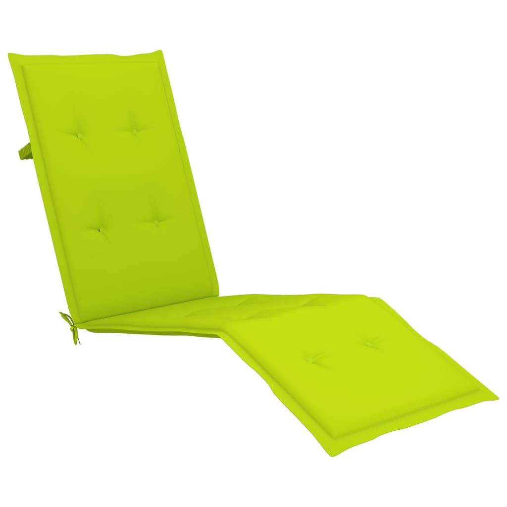 Helloshop26 - Transat chaise longue bain de soleil lit de jardin terrasse meuble d'extérieur avec repose-pied et coussin acacia solide - Imagen 6