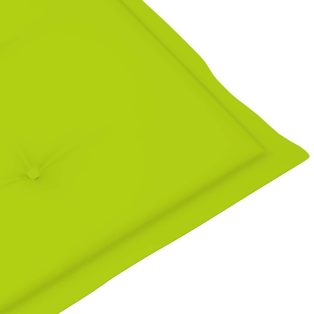 Helloshop26 - Transat chaise longue bain de soleil lit de jardin terrasse meuble d'extérieur avec repose-pied et coussin acacia solide - Imagen 8