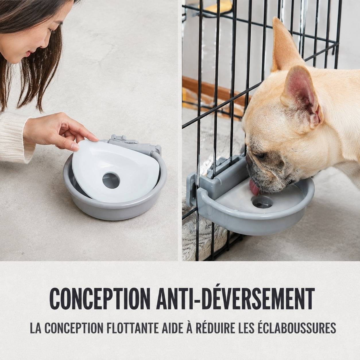 Distributeur Automatique Nourriture et Eau pour Animaux de Compagnie Grand Volume Pratique - Image 4