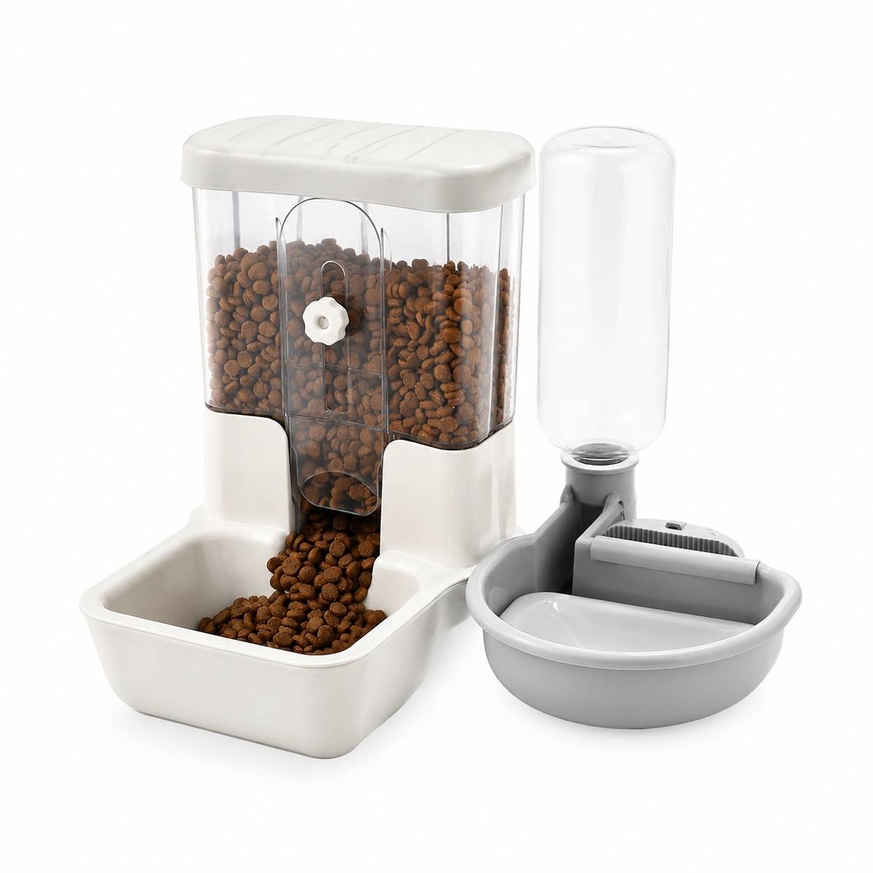 Distributeur Automatique Nourriture et Eau pour Animaux de Compagnie Grand Volume Pratique - Image 1