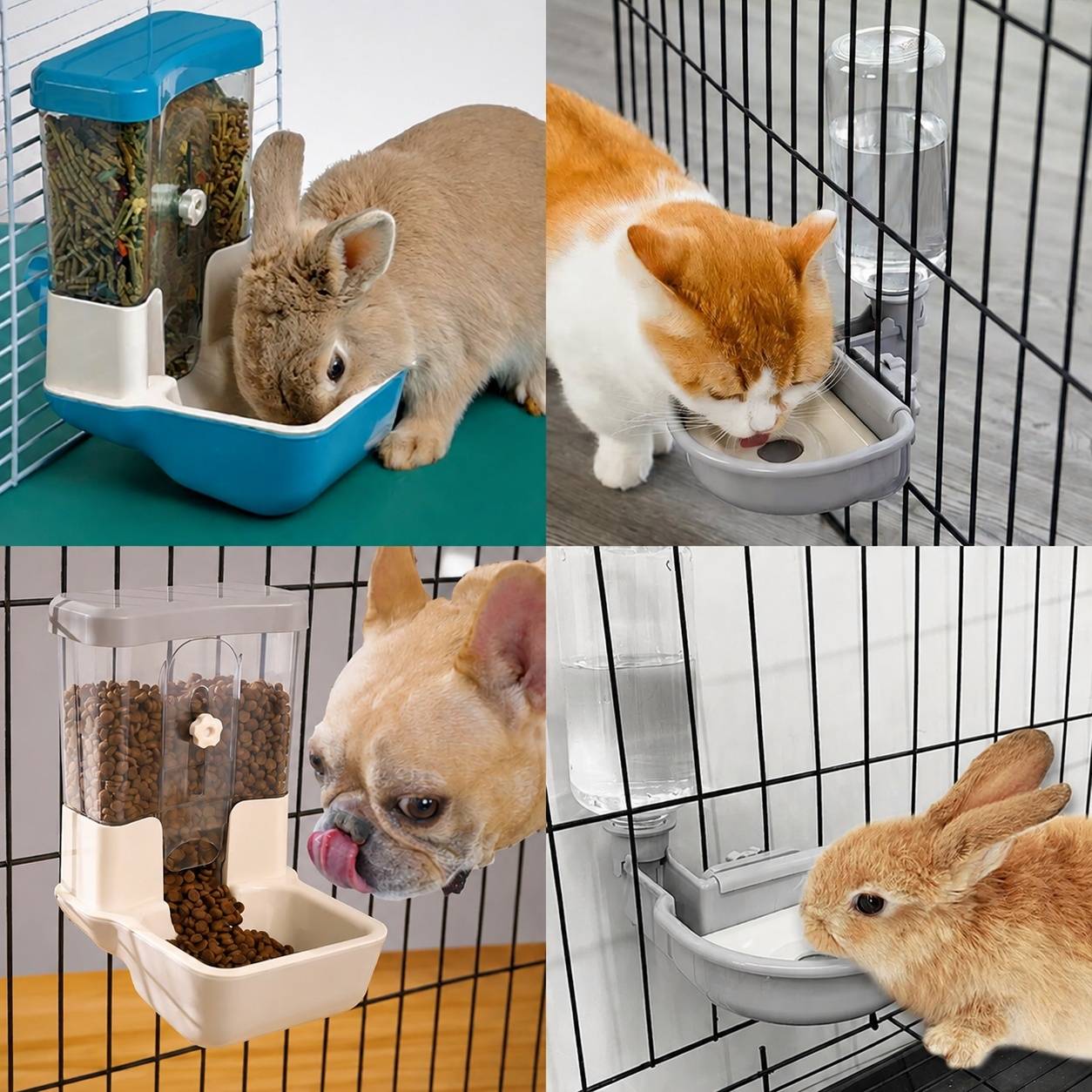 Distributeur Automatique Nourriture et Eau pour Animaux de Compagnie Grand Volume Pratique - Image 6