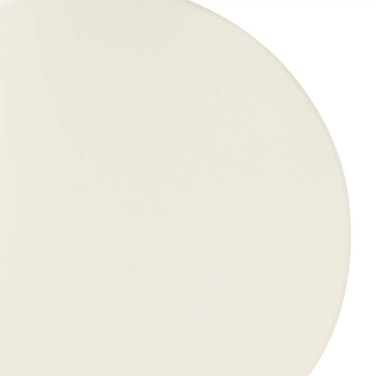 Table d'Appoint Design "Chamlo" 46cm Ivoire - Image 3