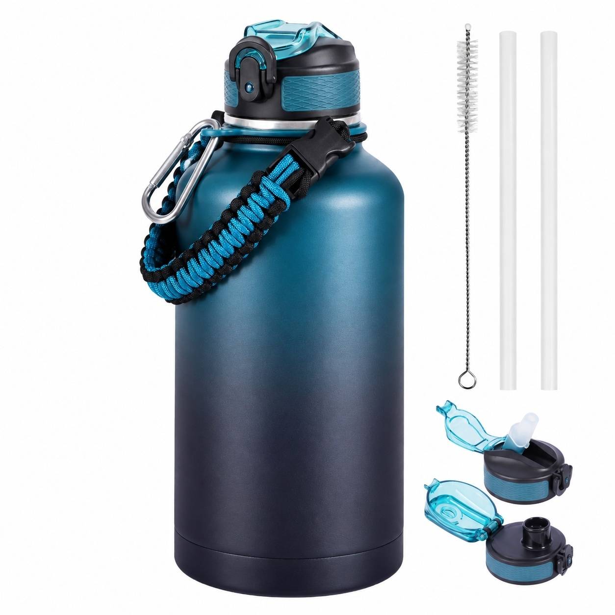 Bouteille Isotherme Acier Inox Double Paroi 1,9 L Étanche Sans BPA Garde Froid 48h - Image 1
