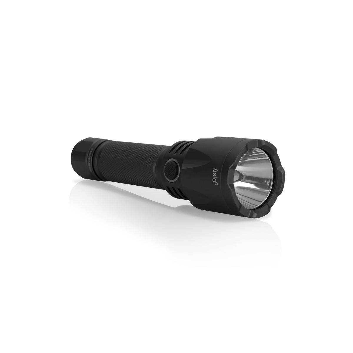 Lampe LED Torche à Batterie Rechargeable 2.6Ah USB / 230V 1000 Lumens Portée 280m ASLO - Imagen 2