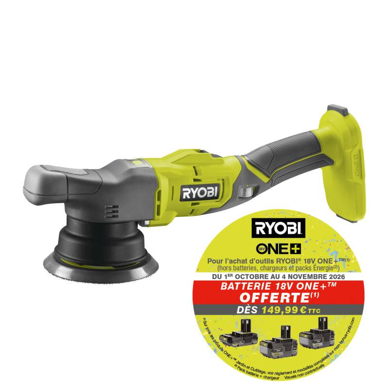 Ryobi - Polisseuse RYOBI 18V - sans batterie ni chargeur - R18P-0 - Image 2