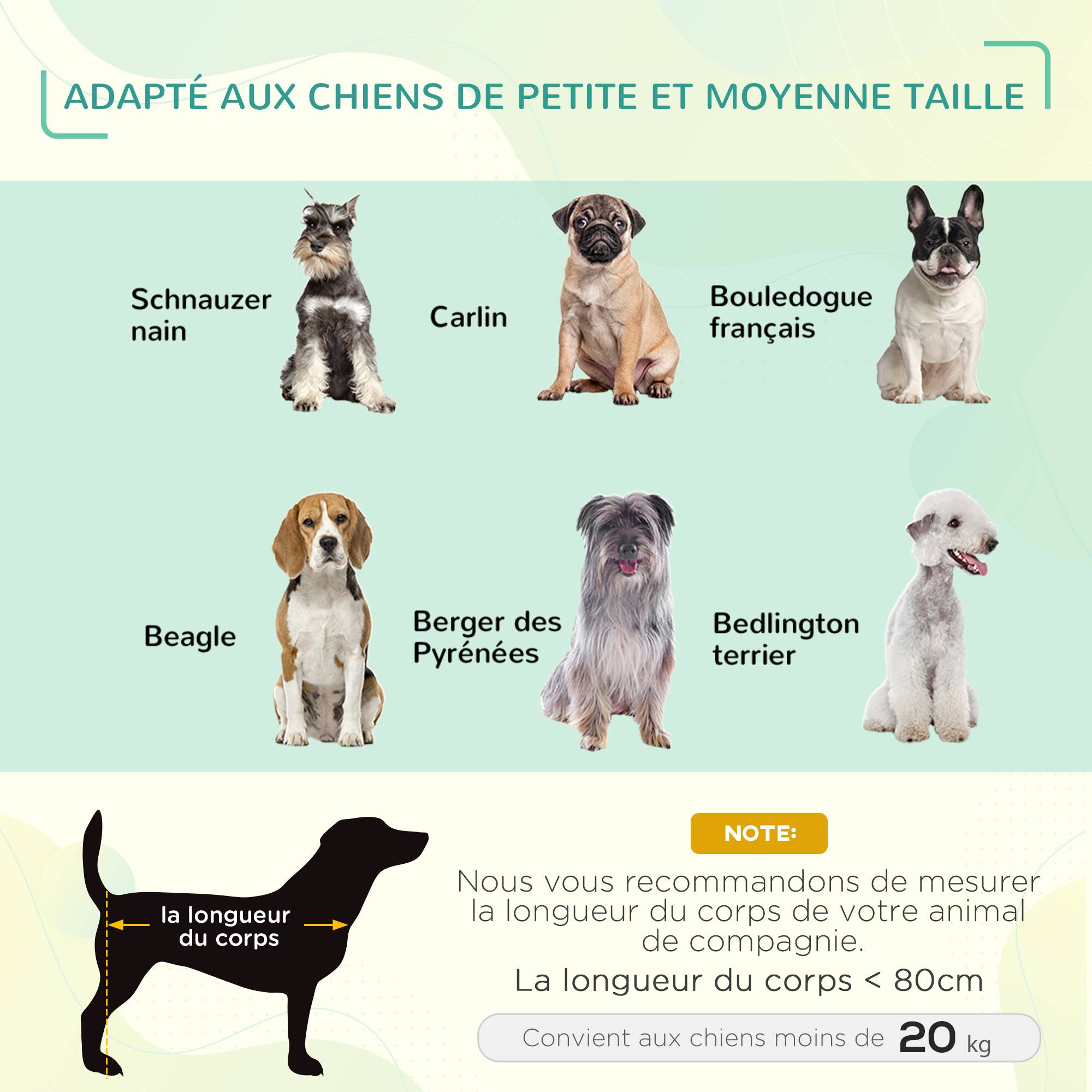 Lit surélevé chien métal extérieur aération maximale avec auvent 92x76cm gris - ComfortXL Outdoor Living - Image 6