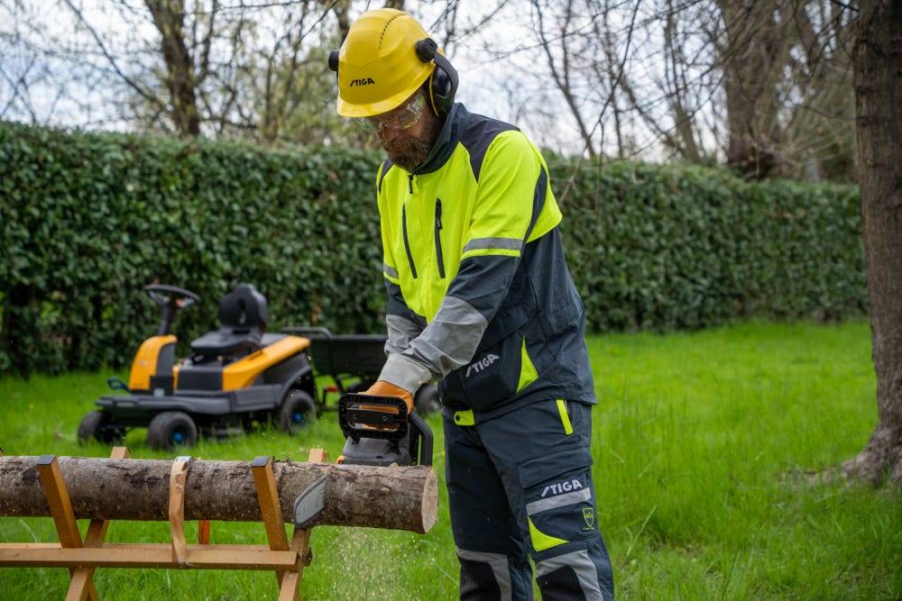 Stiga - Tronçonneuse CS 700e, 48V, 1.2 kW moteur brushless, chaîne PX, sécurité inertielle - STIGA - Image 7