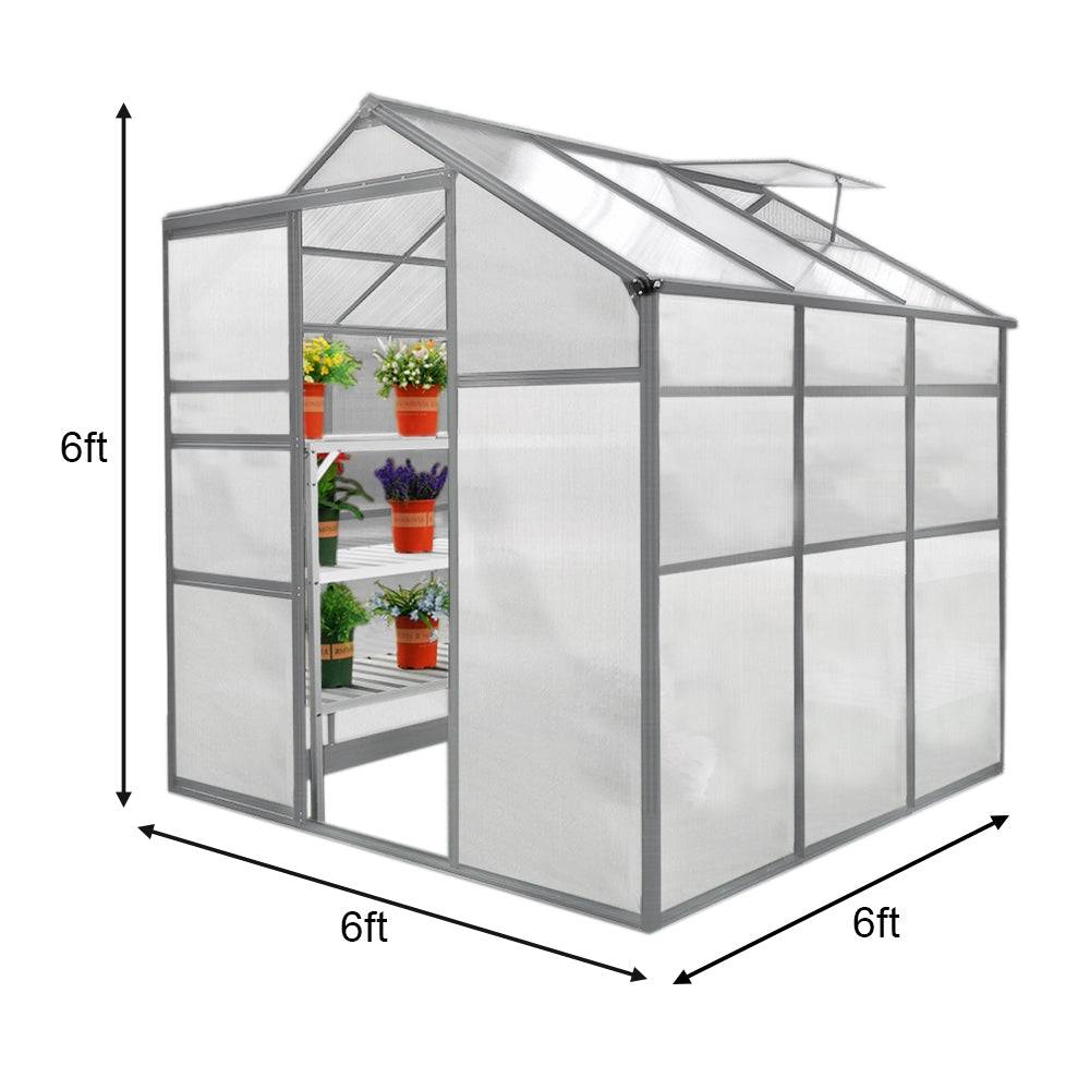 Monstershop - Serre de Jardin 1.8mx1.8m sans Base - Imagen 5