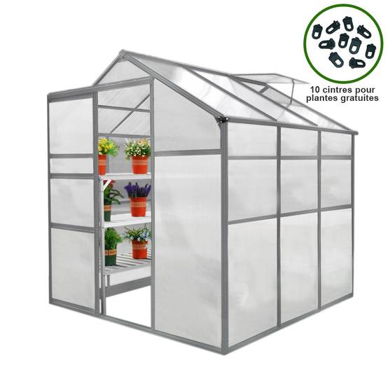 Monstershop - Serre de Jardin 1.8mx1.8m sans Base - Imagen 2