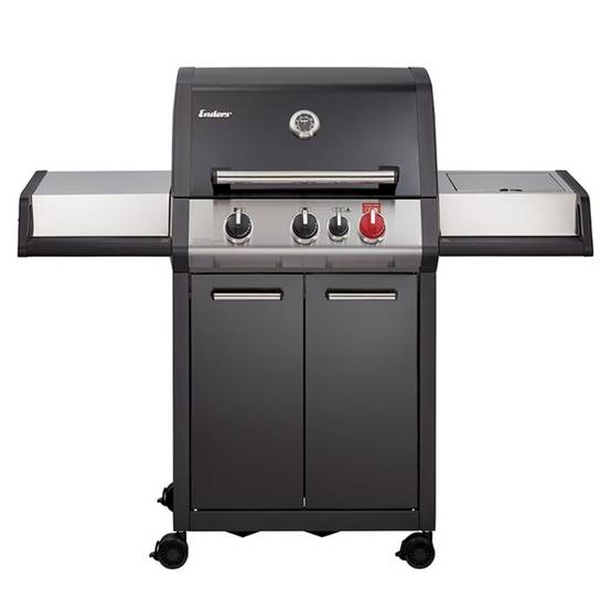Barbecue Monroe Black Pro 3K Turbo - ENDERS - 3 brûleurs dont 1 Turbo Zone + plaque plancha offerte - Image 2