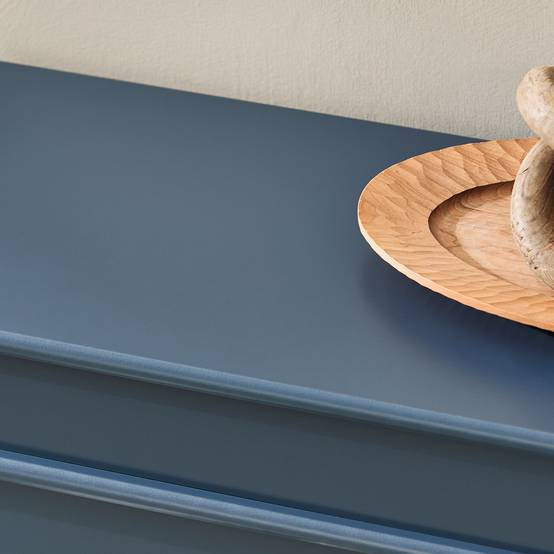 SoBuy Banc de Rangement à Chaussures avec 2 Abattants et Coussin, Coffre en Bois Laqué Bleu - Image 3