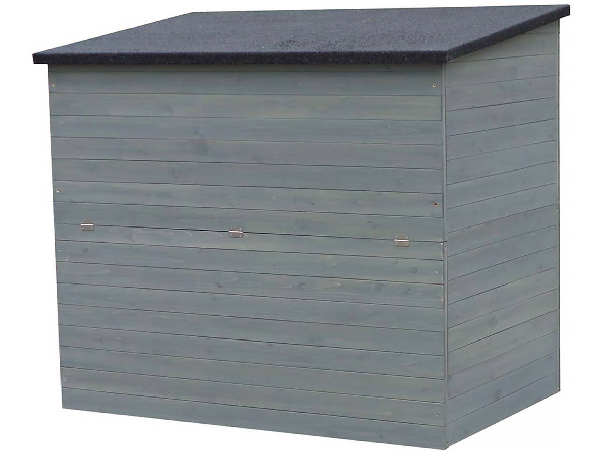 Habitat Et Jardin - Coffre De Jardin En Bois "caja" - 137 X 91 X 121 Cm - Anthracite -habitat Et Jardin - Imagen 1