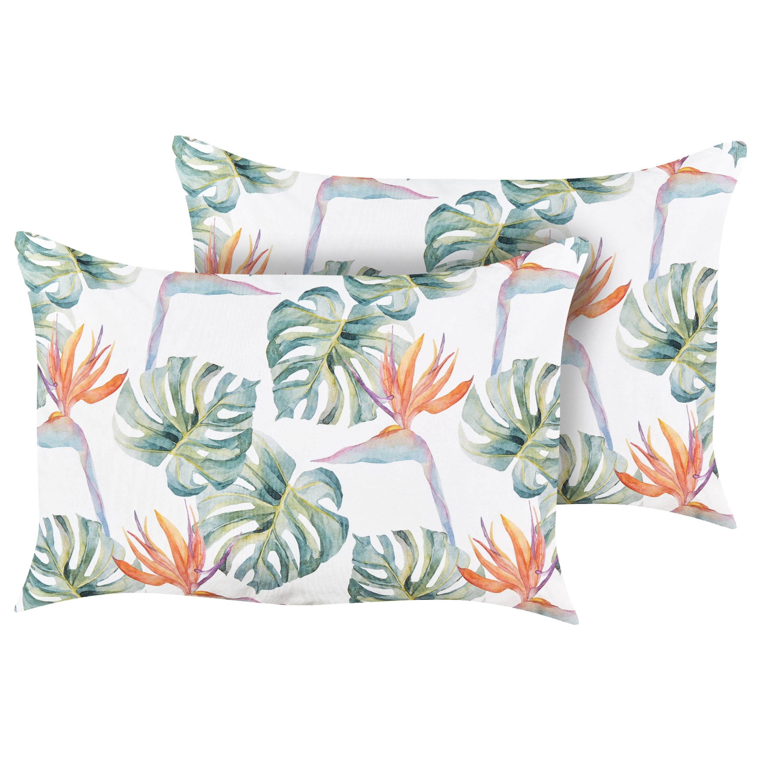 Beliani - Coussin d'extérieur Polyester Blanc TORRAZZO Beliani - Imagen 1