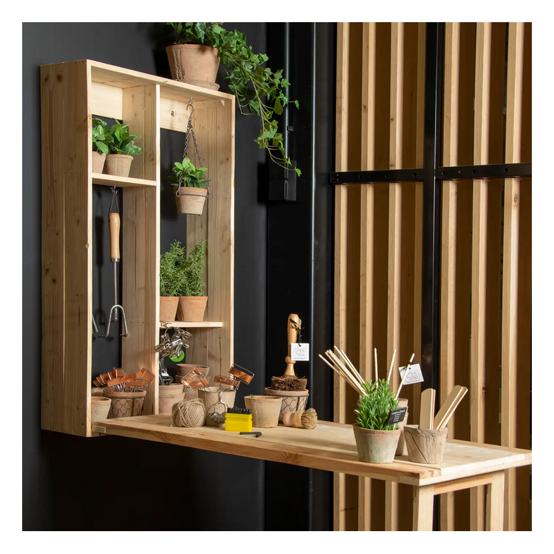 Esschert Design - Bar mural rabattable en Bois - Esschert Design - Imagen 6