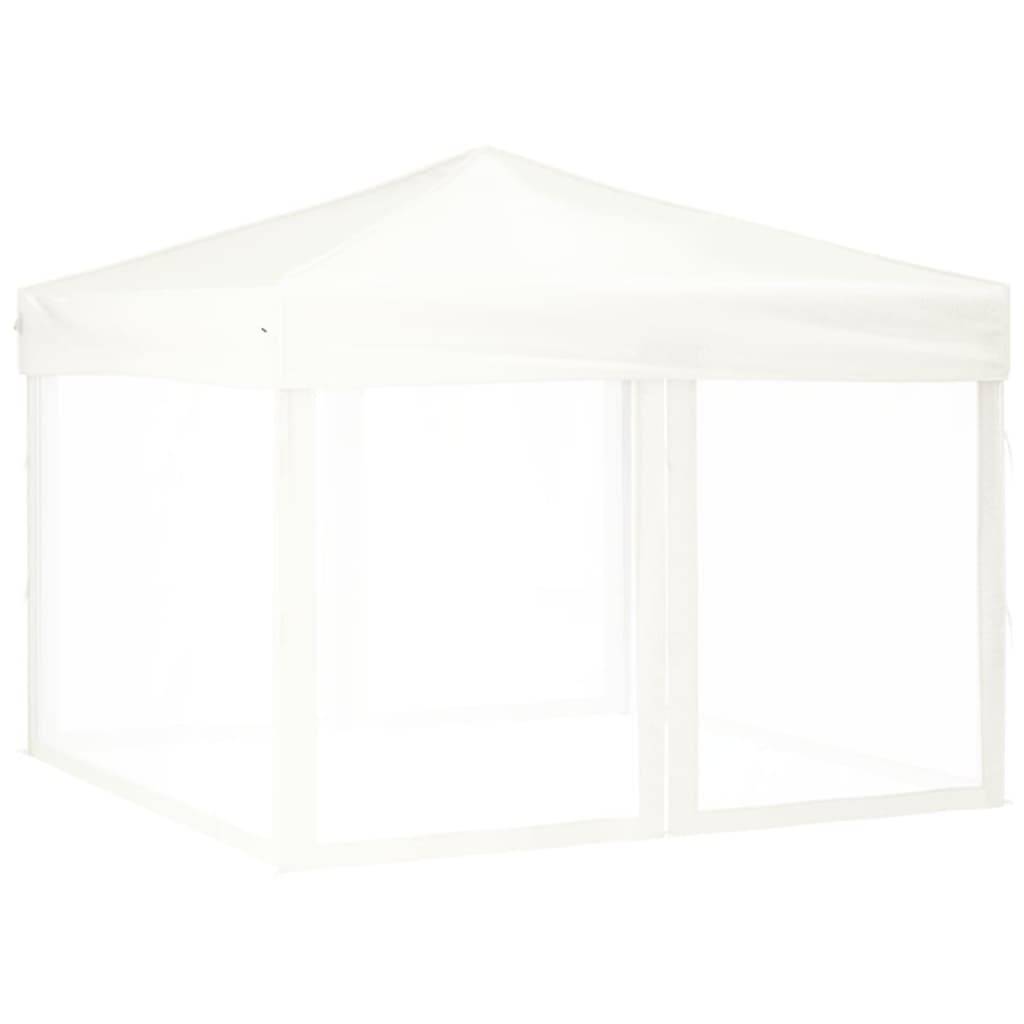 ComfortXL - Tente de Fête Pliante Acier avec Murs Protection Solaire pour Mariage Jardin Blanc 3x3 m – ComfortXL Outdoor Living - Image 2