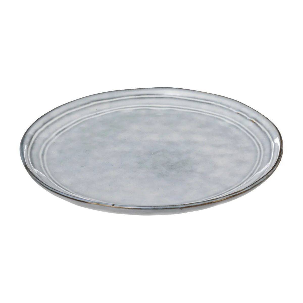 Service de Table 12 Pièces "Flower" 26cm Bleu - Image 2