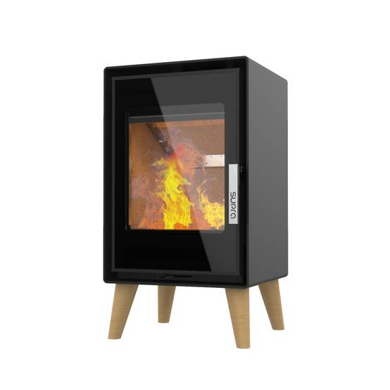 Supra - Poêle à bois JACCO SUR PIED 4.8KW en acier - étanche - eco design Supra - Image 1