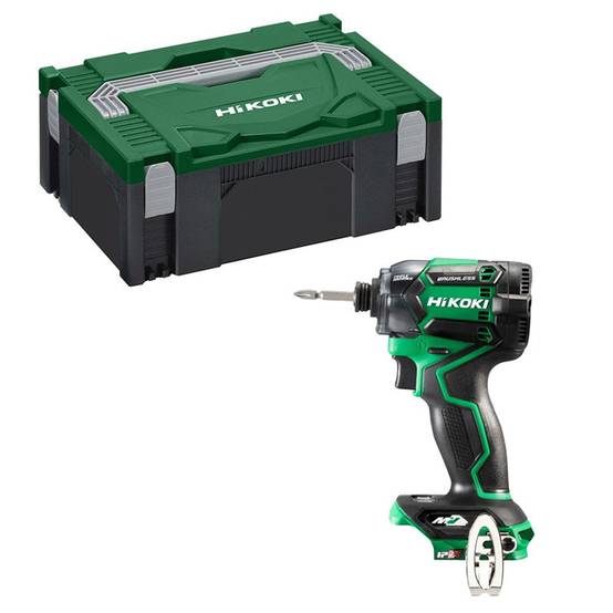 Visseuse à choc HIKOKI WH36DCW2Z - 215Nm MultiVolt 36V Brushless - IP56 Triple Hammer - machine nue en HitCase Hikoki - Image 1