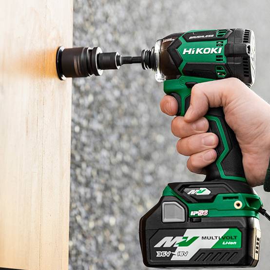 Visseuse à choc HIKOKI WH36DCW2Z - 215Nm MultiVolt 36V Brushless - IP56 Triple Hammer - machine nue en HitCase Hikoki - Image 5