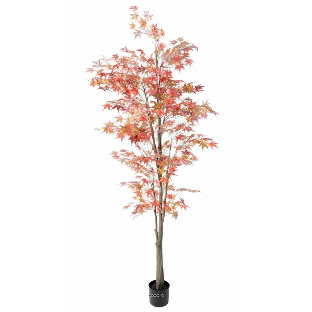 Artificielles - Aralia Arbre Artificiel H 220 cm D 90 cm Automne en pot