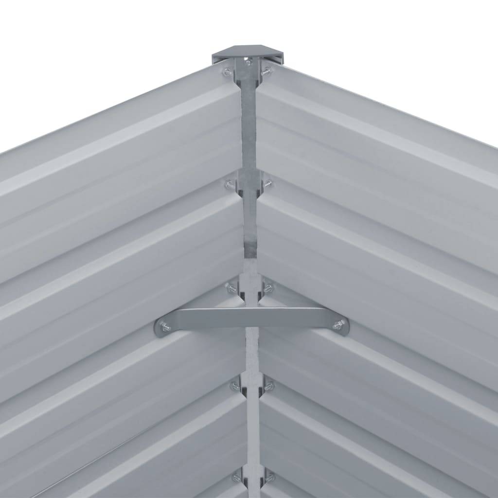 ComfortXL - Carré potager surélevé 100cm acier galvanisé sans fond Vert 77cm haut – ComfortXL Outdoor Living - Image 5