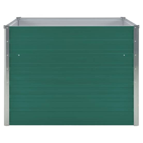 ComfortXL - Carré potager surélevé 100cm acier galvanisé sans fond Vert 77cm haut – ComfortXL Outdoor Living - Image 3