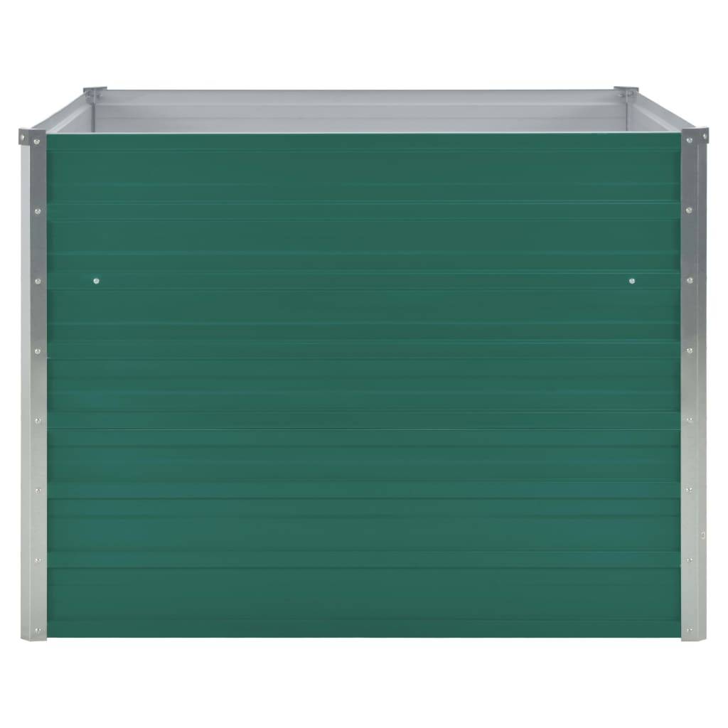 ComfortXL - Carré potager surélevé 100cm acier galvanisé sans fond Vert 77cm haut – ComfortXL Outdoor Living - Image 3